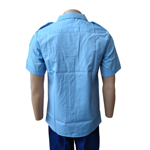 Chemisette Col Plastron Femme Bleu Ciel En Destockage