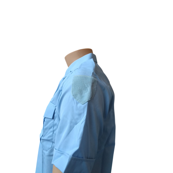 Chemisette Col Plastron Femme Bleu Ciel En Destockage