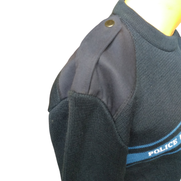 Pull Police Municipale Acrylique Et Laine En Destockage