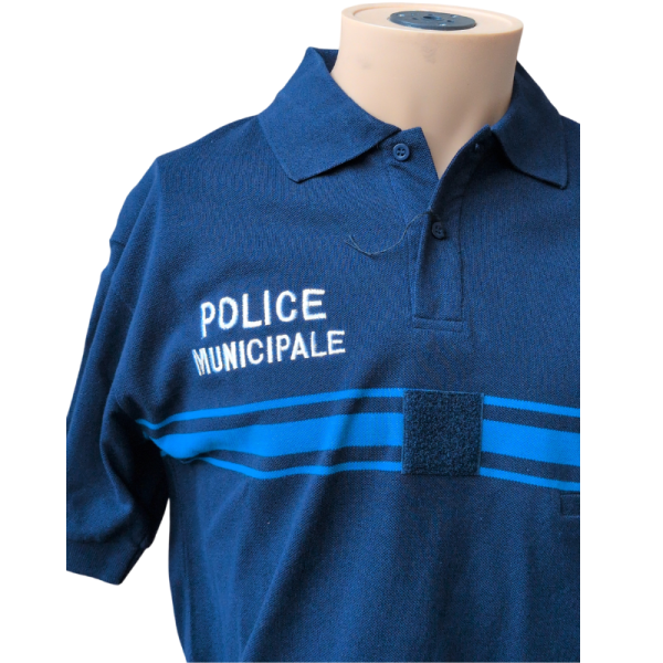 Polo Manches Courtes Police Municipale En Destockage