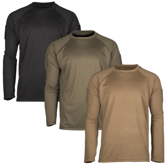 T-Shirt Manches Longues Tactique Quick Dry Mil-Tec Quaerius.com