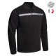 Polo Sécurité Privée Manches Longues Noir Sécu-One A10
