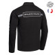 Polo Sécurité Privée Manches Longues Noir Sécu-One A10