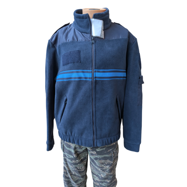 Destockage Blouson Zippé Bi-Polaire Police Municipale Bleu Marine