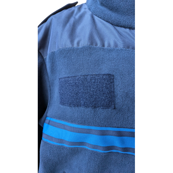 Destockage Blouson Zippé Bi-Polaire Police Municipale Bleu Marine