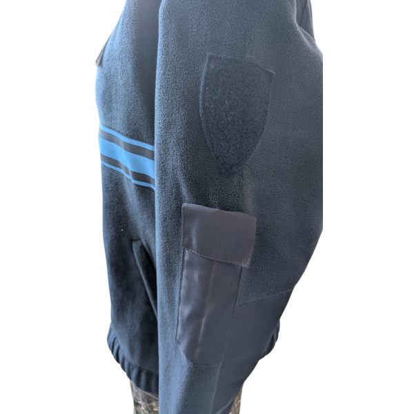 Destockage Blouson Zippé Bi-Polaire Police Municipale Bleu Marine