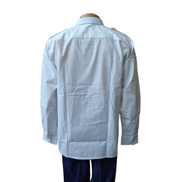 Chemise Homme Blanche Pattes Et Poches En Destockage