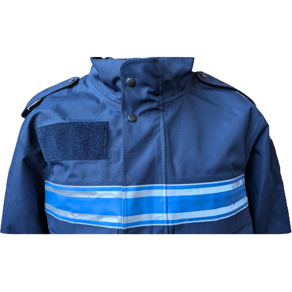 Parka Police Municipale Doublure Polaire Amovible En Destockage
