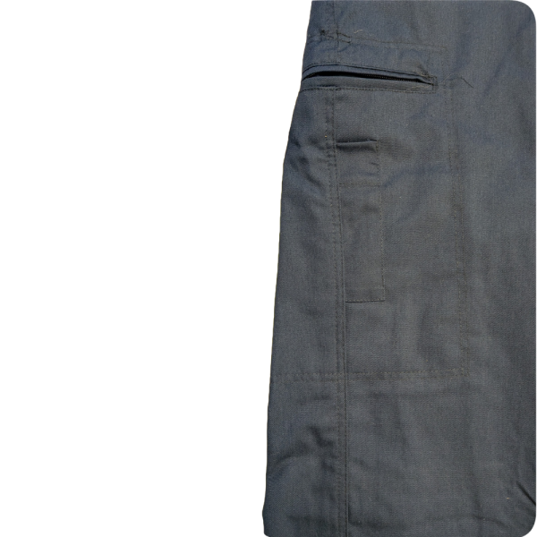 Pantalon D'Intervention Marine Coton Doublé Polaire En Destockage