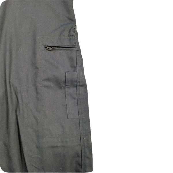 Pantalon D'Intervention Marine Coton Doublé Polaire En Destockage