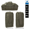 Sac à Dos 3 en 1 Opex - tenue militaire sac de voyage tactique camouflage ce Quaerius