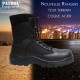 Rangers Coquées Noires Patrol Equipement - Chaussures militaire armée - Rangers Agent Sécurité Quaerius