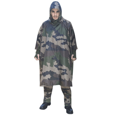 Poncho US Camouflage CE Ripstop Dca France - Tenue militaire poncho armée de terre camouflage Quaerius