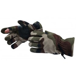 Gants Polaires Camouflage - DCA France - tenue militaire gants armée Quaerius