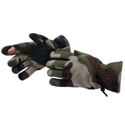 Gants Polaires Camouflage - DCA France - tenue militaire gants armée Quaerius Gants Polaires Camouflage - DCA France - tenue militaire gants armée Quaerius