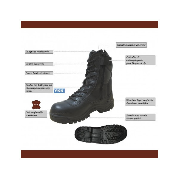 Rangers Patrol XT5 Cuir Double Zip