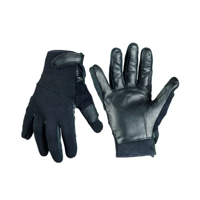 Gants Cuir Anti Coupures Noirs - Gants Aramide Intervention Quaerius