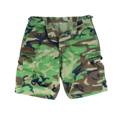 Bermuda US Ripstop Délavé Camouflage