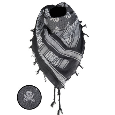 Echarpe Shemagh Crâne - Cheche Foulard Militaire Quaerius