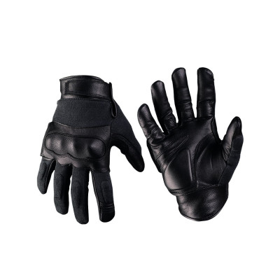 GANTS D'INTERVENTION SWAT CUIR NOIR