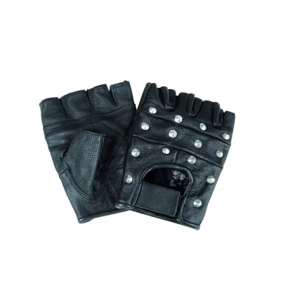 Mitaines Biker en Cuir avec Clous - Mitaines à Clous Biker Quaerius Mitaines Biker en Cuir avec Clous - Mitaines à Clous Biker Quaerius