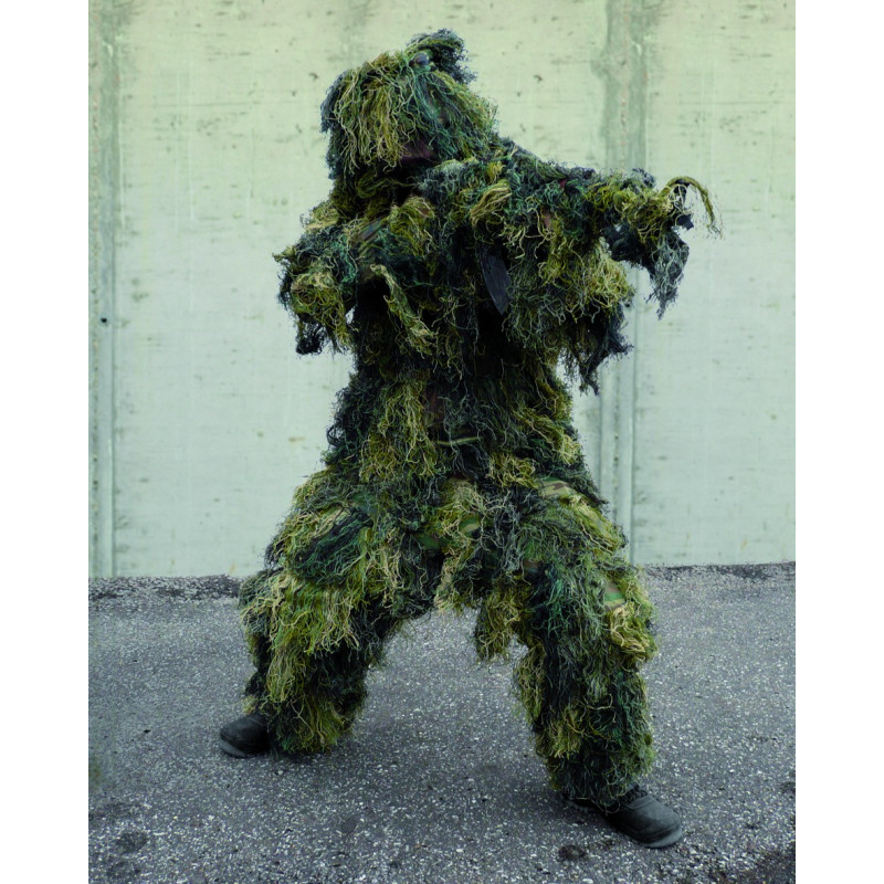 Tenue Ghillie PRO Anti-Fire 4 pièces Mil Tec - Ghillie Quaerius