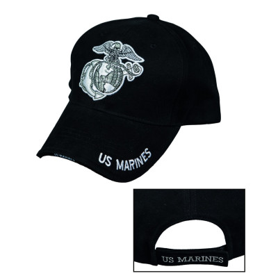 Casquette Baseball Marines - Casquette Marines Noires Quaerius