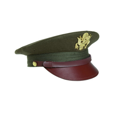 Casquette Officier US Avec Insigne - Casquette Militaire Officier Quaerius