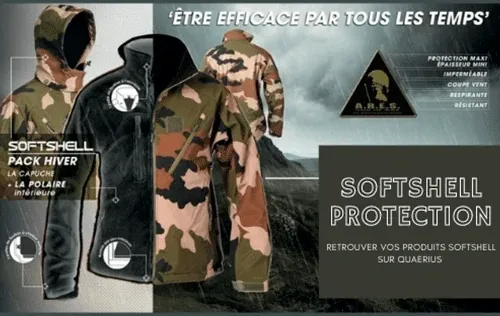 À quoi correspond le terme "Softshell" ?